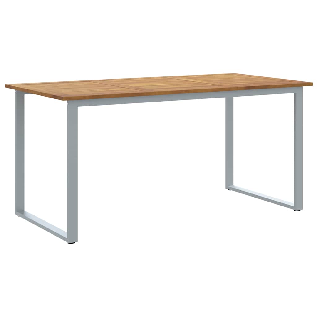 Garten-Eßtisch Grau 160 x 80 x 75 cm