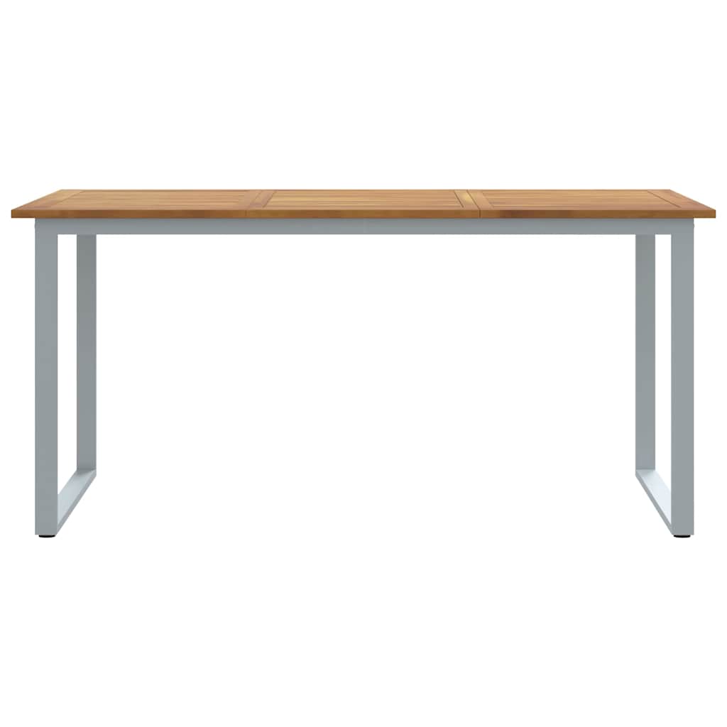 Garten-Eßtisch Grau 160 x 80 x 75 cm