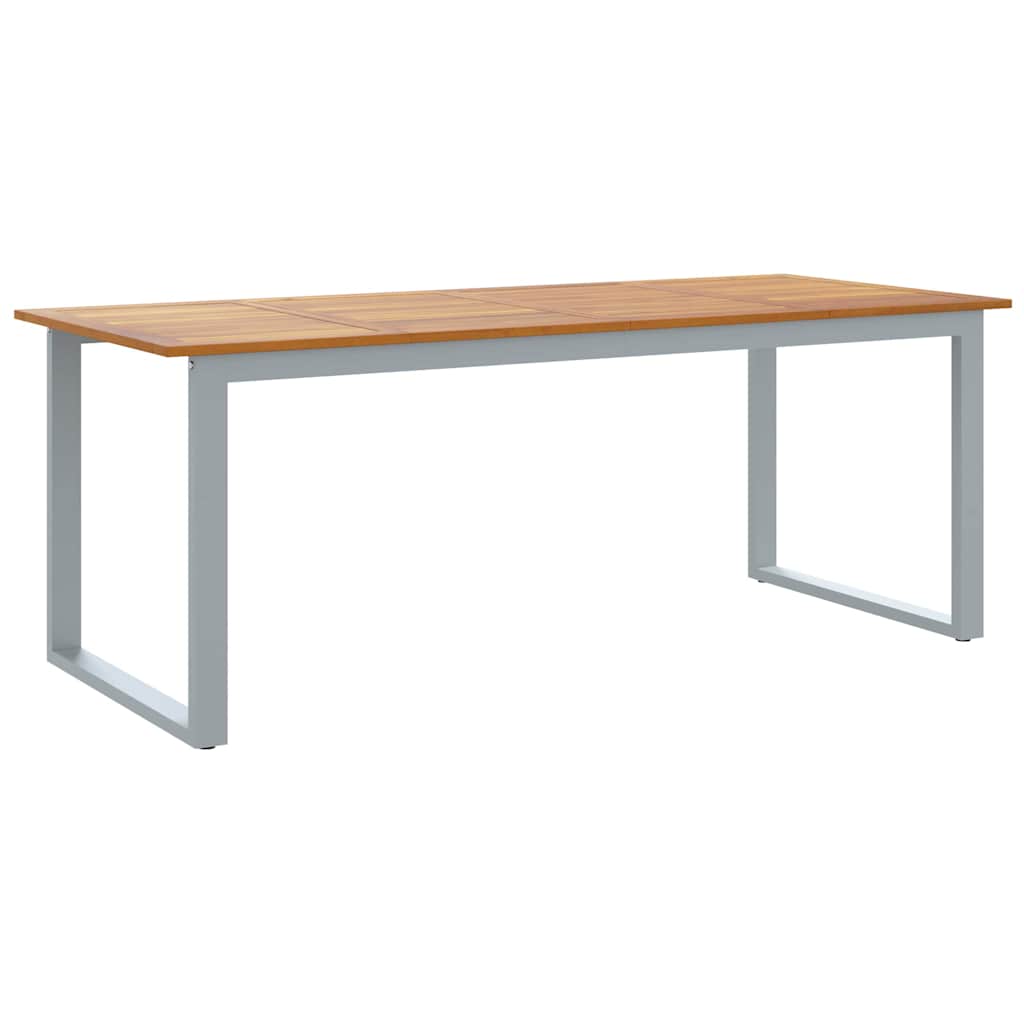 Garten-Eßtisch Grau 200 x 90 x 75 cm