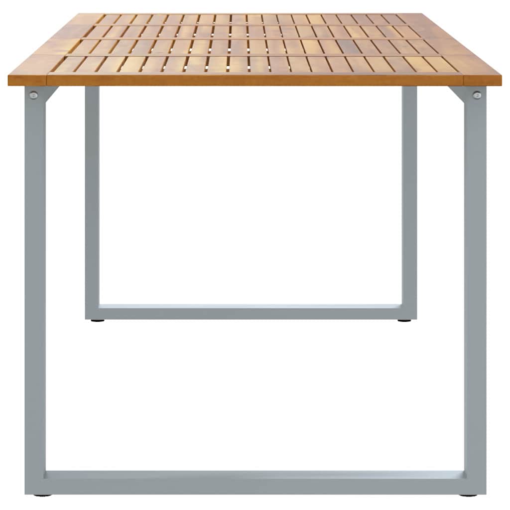 Garten-Eßtisch Grau 200 x 90 x 75 cm