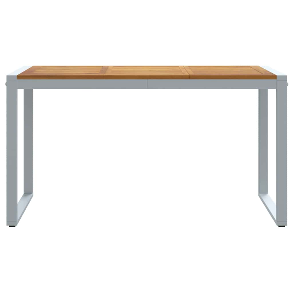 Garten-Eßtisch Grau 140 x 80 x 75 cm