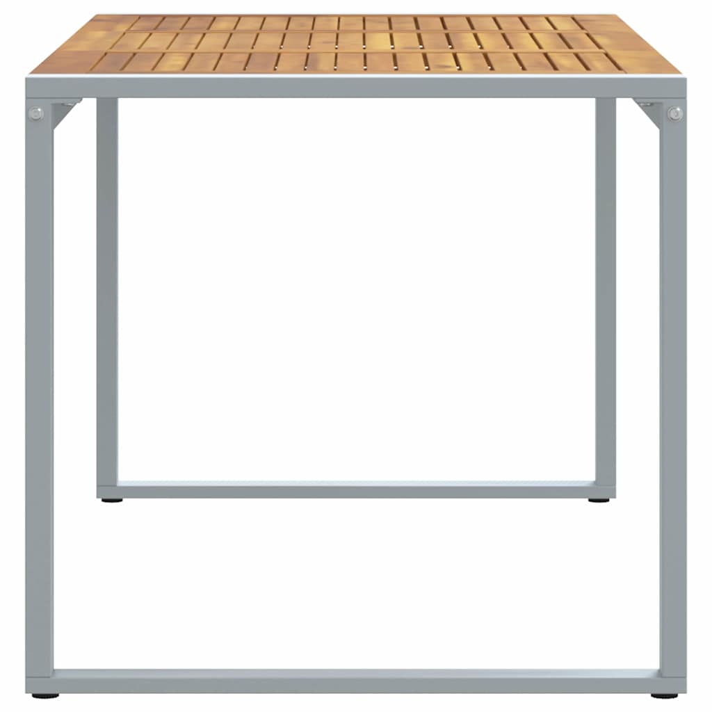 Garten-Eßtisch Grau 140 x 80 x 75 cm