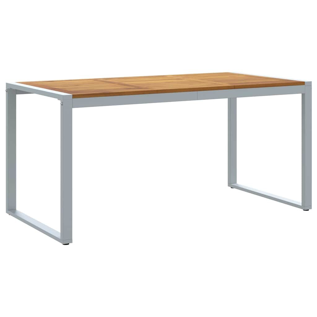 Garten-Eßtisch Grau 160 x 80 x 75 cm
