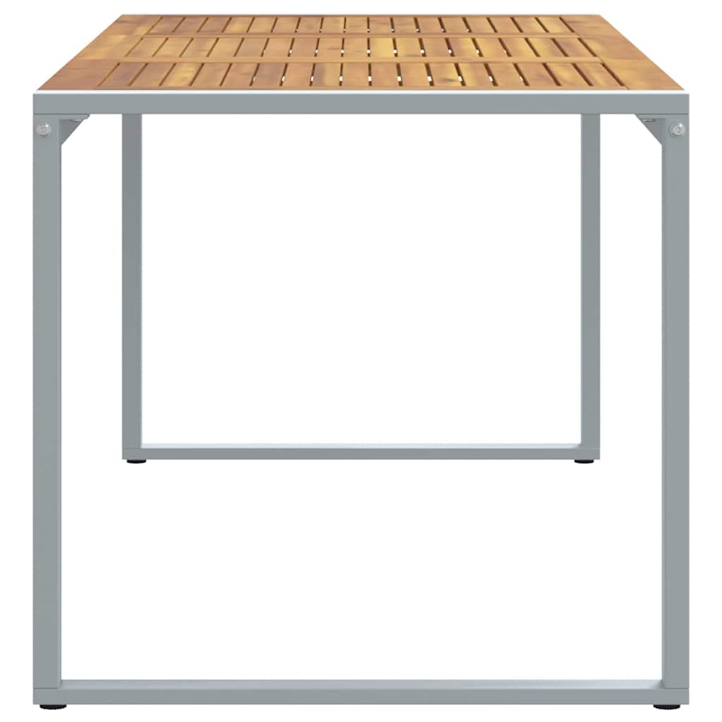 Garten-Eßtisch Grau 180 x 90 x 75 cm