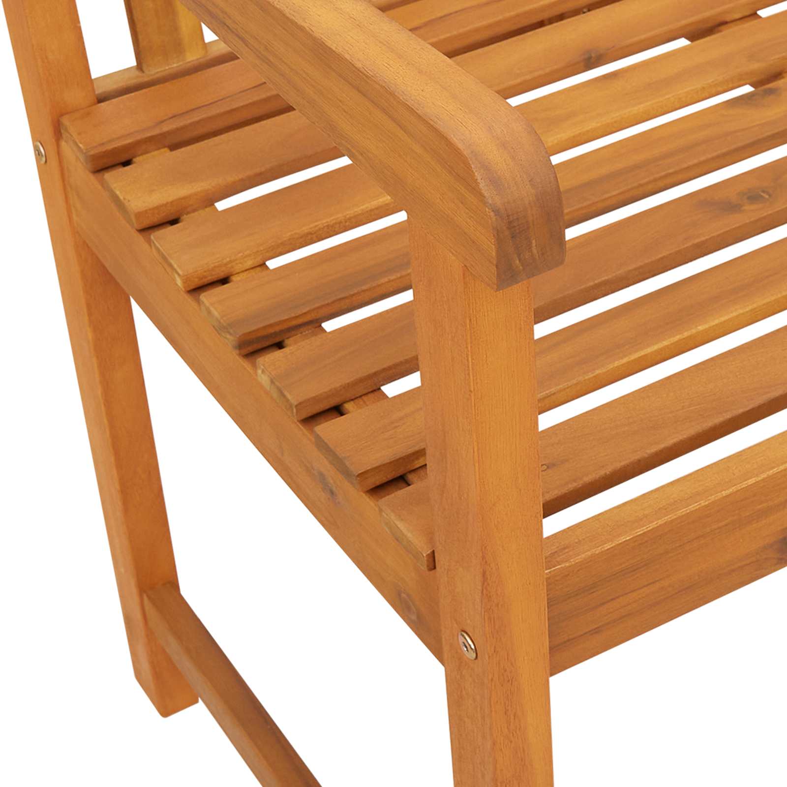 Bank Outdoor Natur 110 x 56 x 90 cm Massivholz Akazie