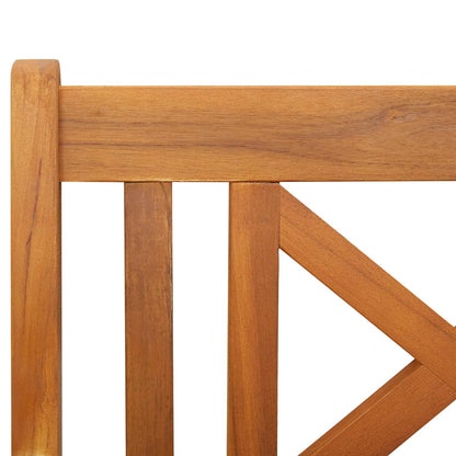 Bank Outdoor 110 x 56 x 90 cm Massivholz Akazie Natur