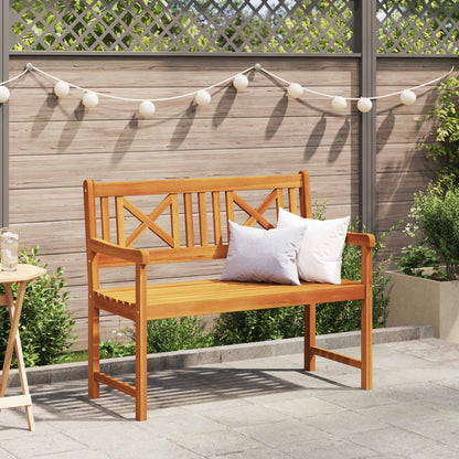 Bank Outdoor 110 x 56 x 90 cm Massivholz Akazie Natur