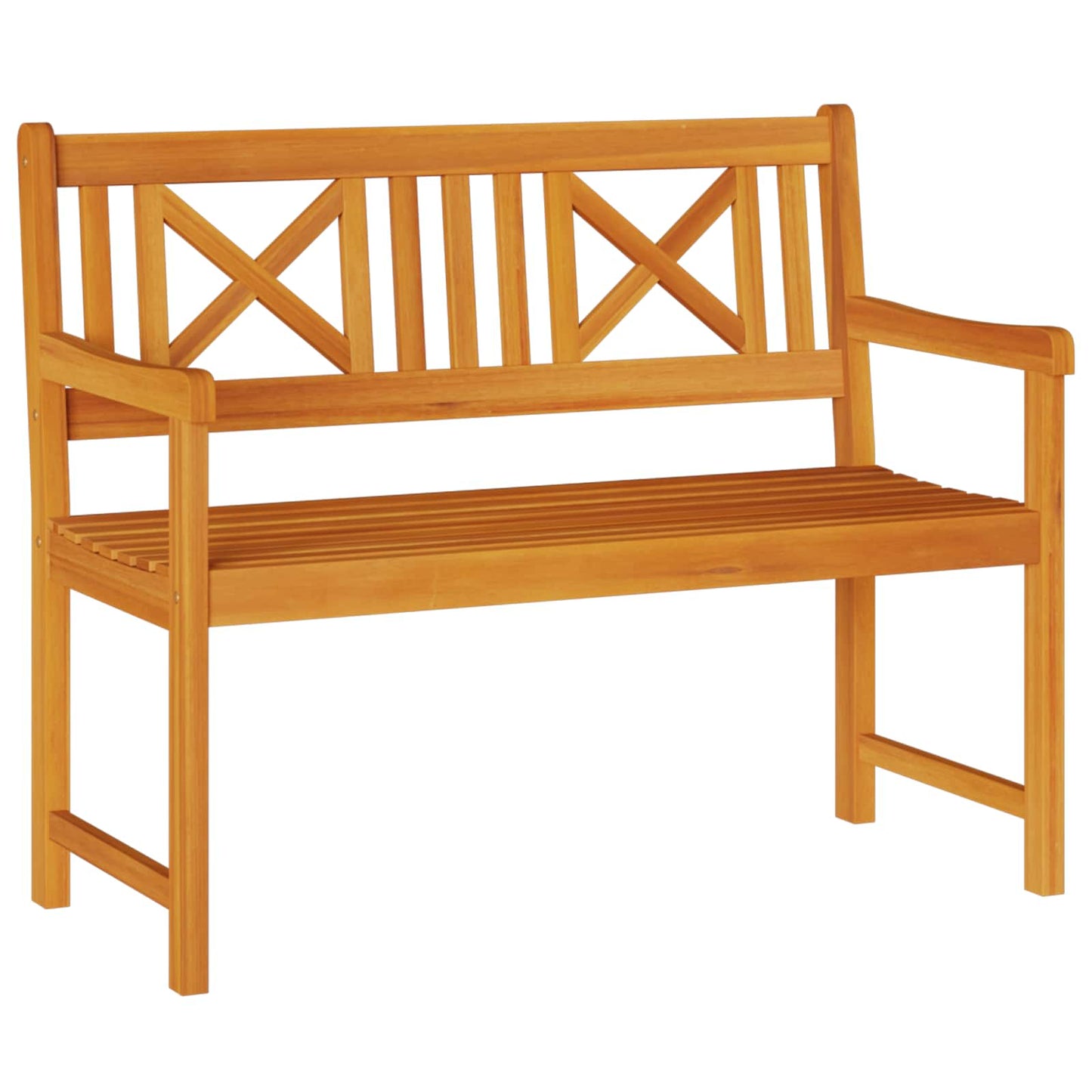 Bank Outdoor Natur 110 x 56 x 90 cm Massivholz Akazie