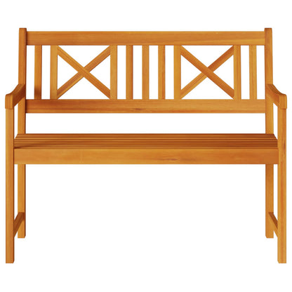 Bank Outdoor 110 x 56 x 90 cm Massivholz Akazie Natur