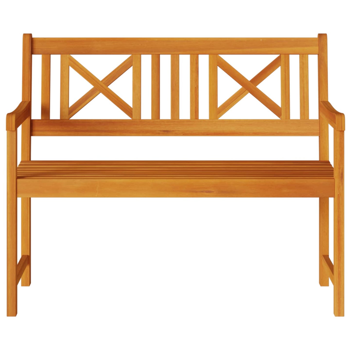 Bank Outdoor Natur 110 x 56 x 90 cm Massivholz Akazie