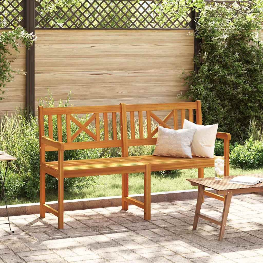 Bank Outdoor Natur 150 x 56 x 90 cm Massivholz Akazie