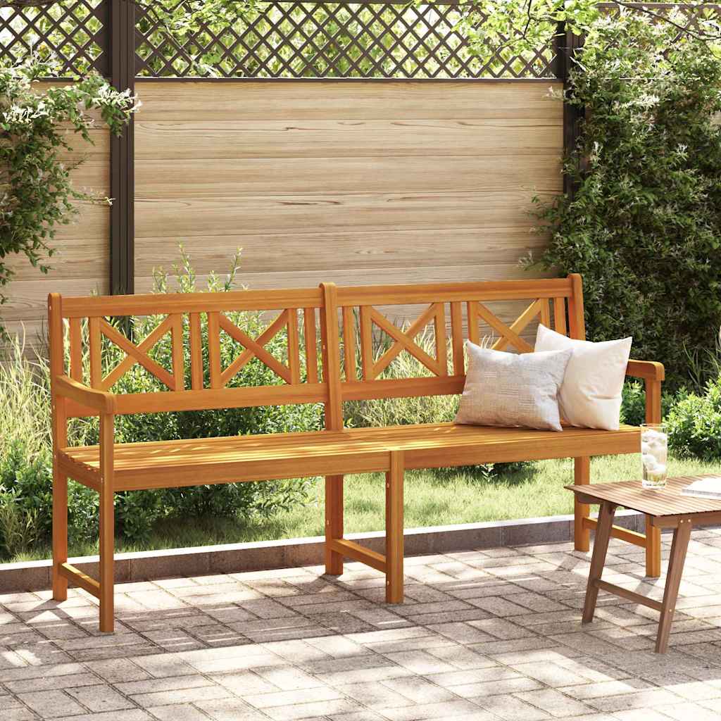 Bank Outdoor 180 x 56 x 90 cm Massivholz Akazie Natur