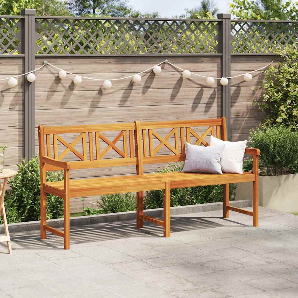 Bank Outdoor 180 x 56 x 90 cm Massivholz Akazie Natur