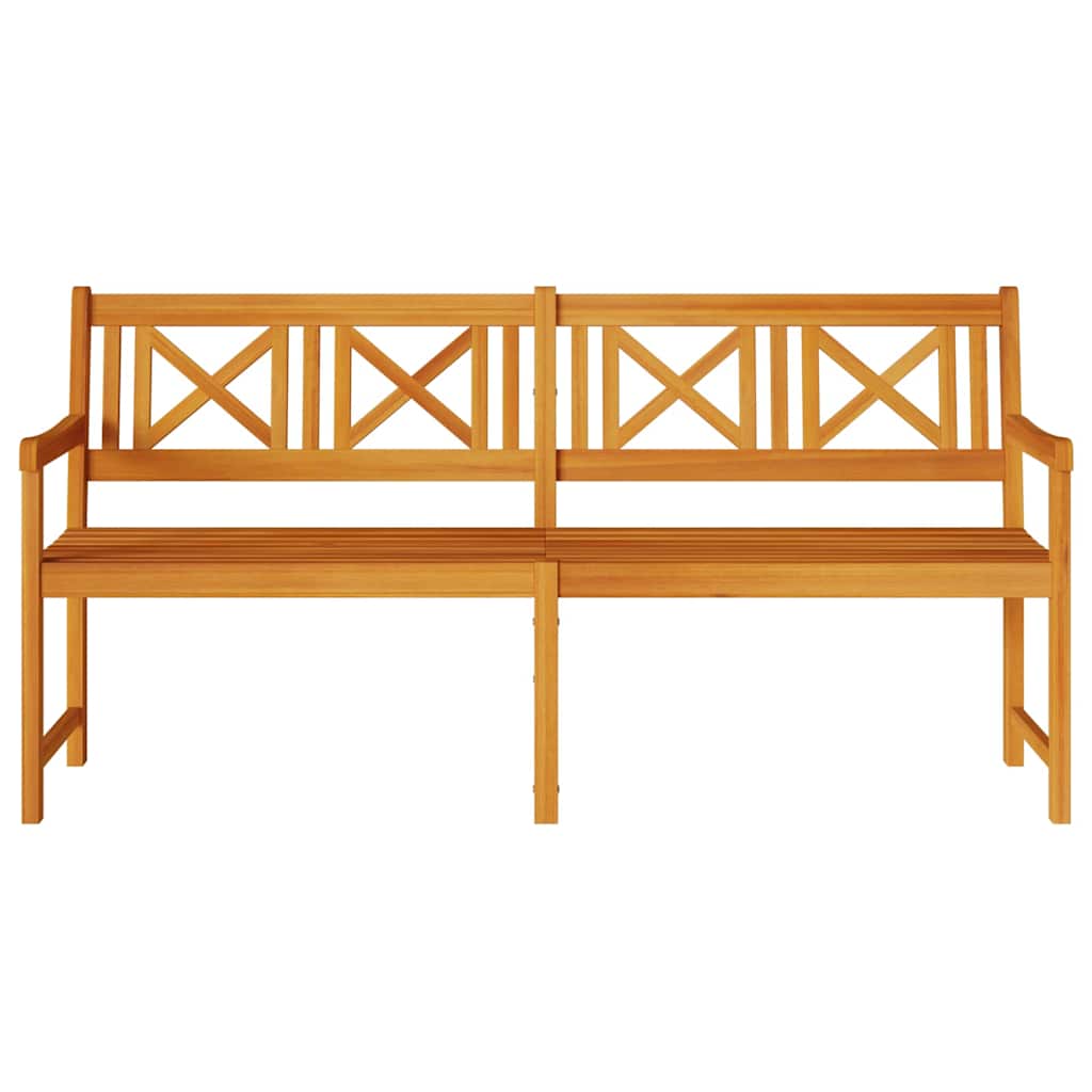 Bank Outdoor 180 x 56 x 90 cm Massivholz Akazie Natur