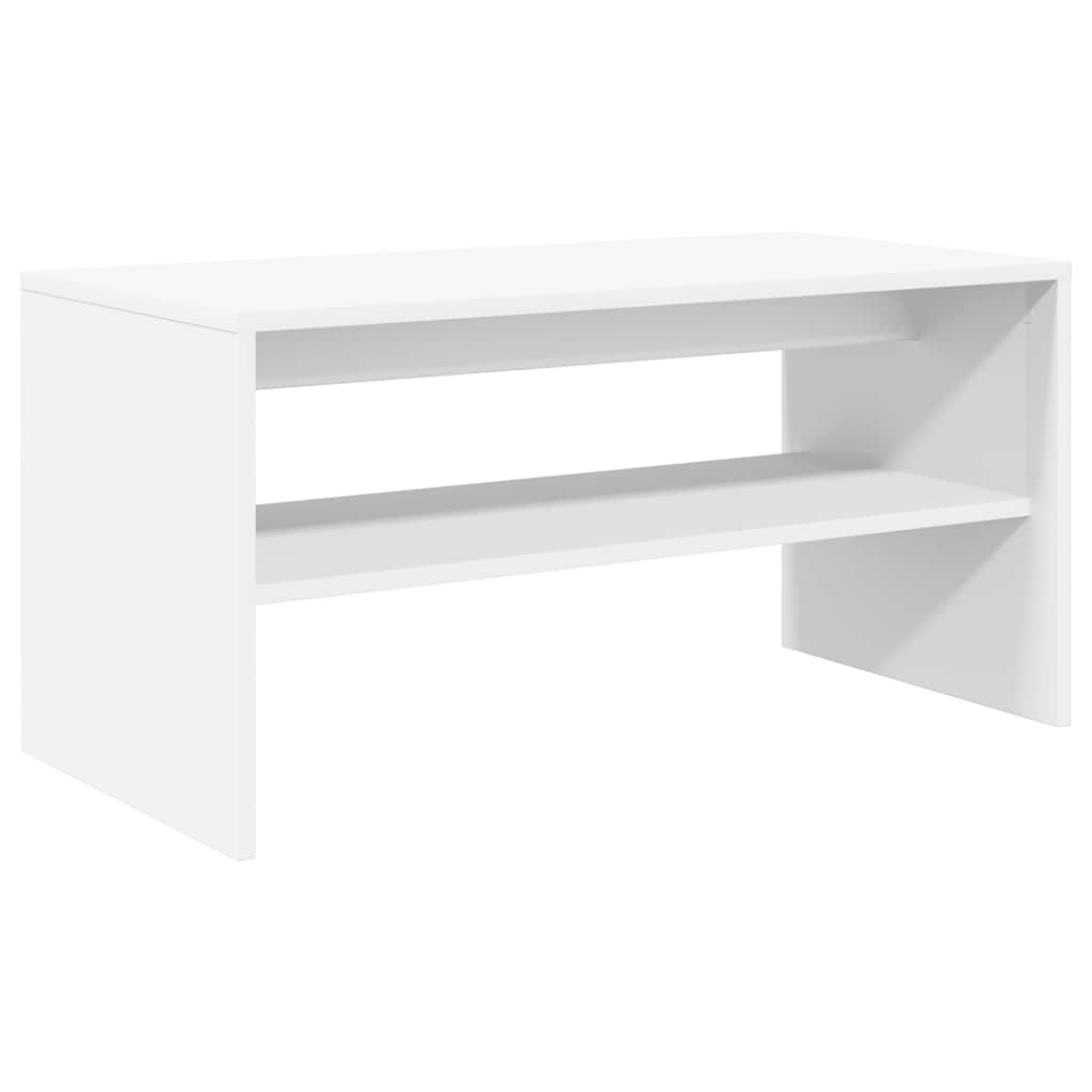 Meuble TV blanc 80x40x40cm en bois