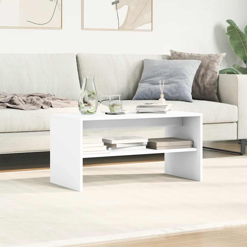 Meuble TV blanc 80x40x40cm en bois