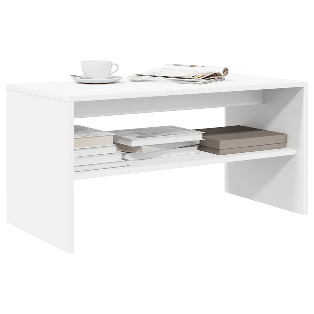 Meuble TV blanc 80x40x40cm en bois