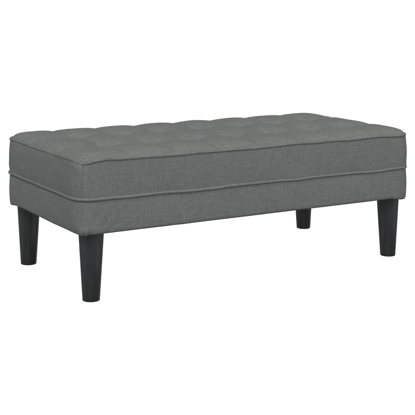 Sofa Set mit Kissen 2 pcs Dunkelgrau Polyester