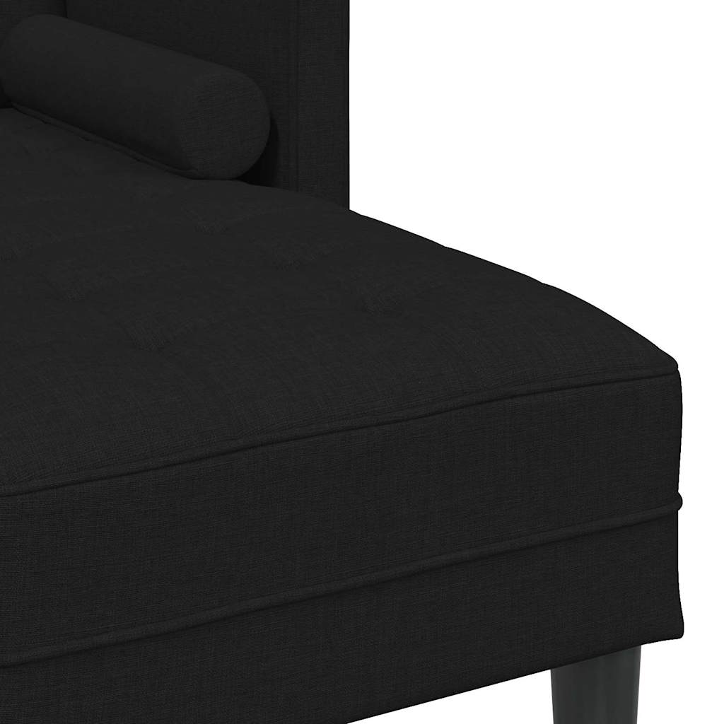 Sofa Set 2 pcs Schwarz 173 x 131 x 67 cm Stoff