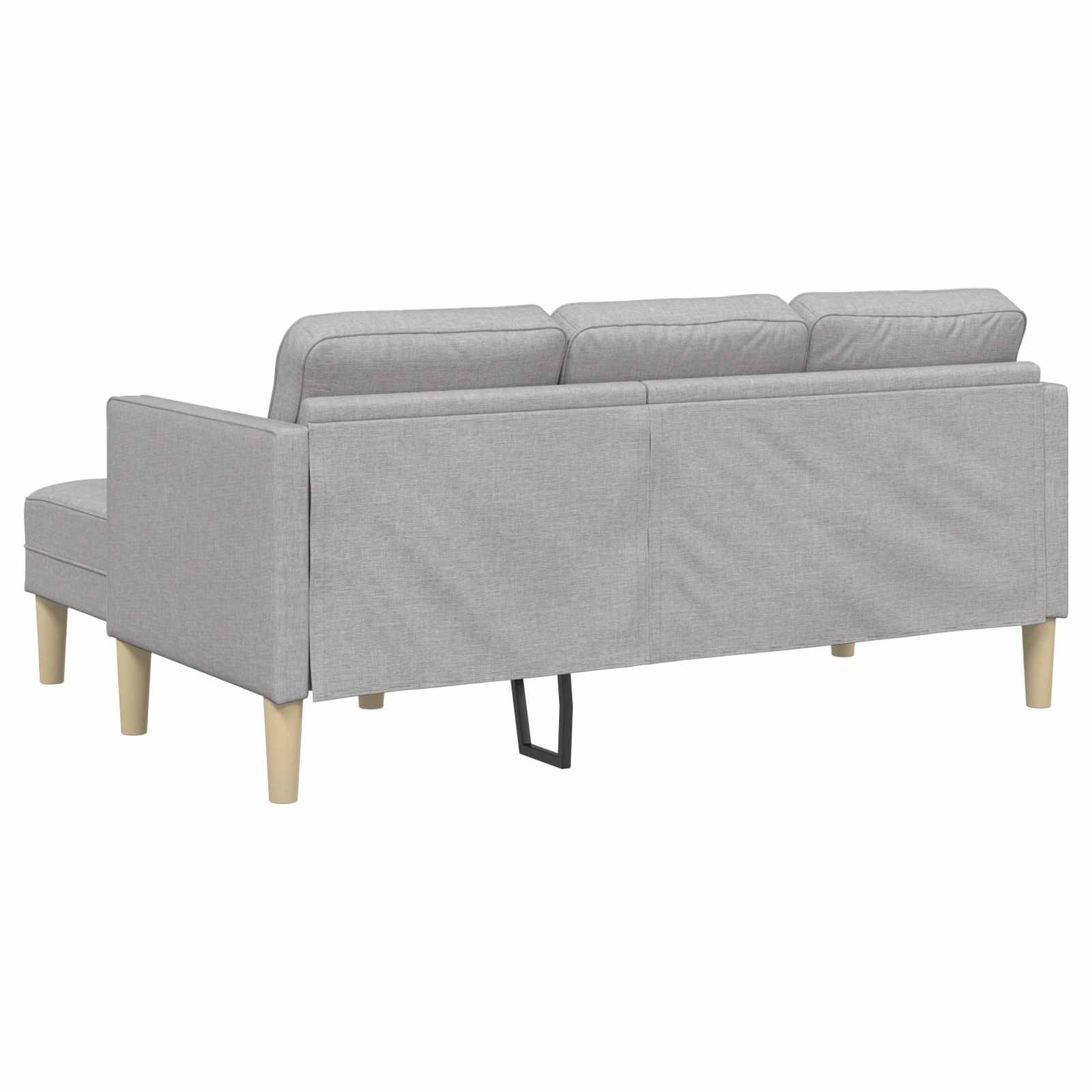 Sofa Set 2 stk. Wolkengrau Polyester