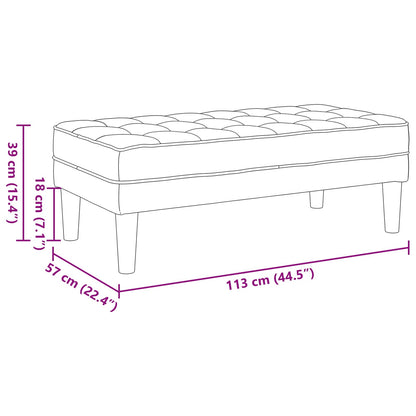 Sofa Set 2 stk. Wolkengrau Polyester