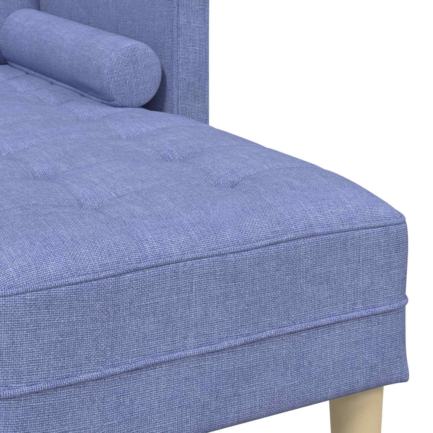 Sofa Set 2 stk. Jeans blau Polyester