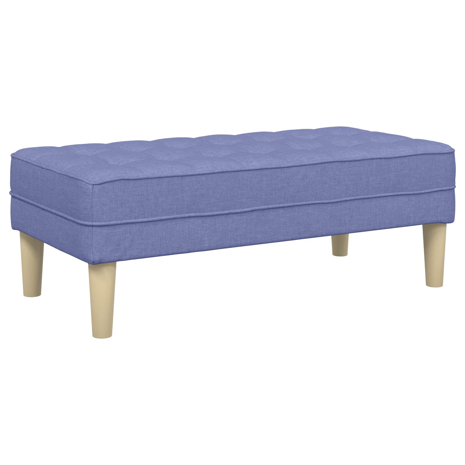 Sofa Set 2 stk. Jeans blau Polyester