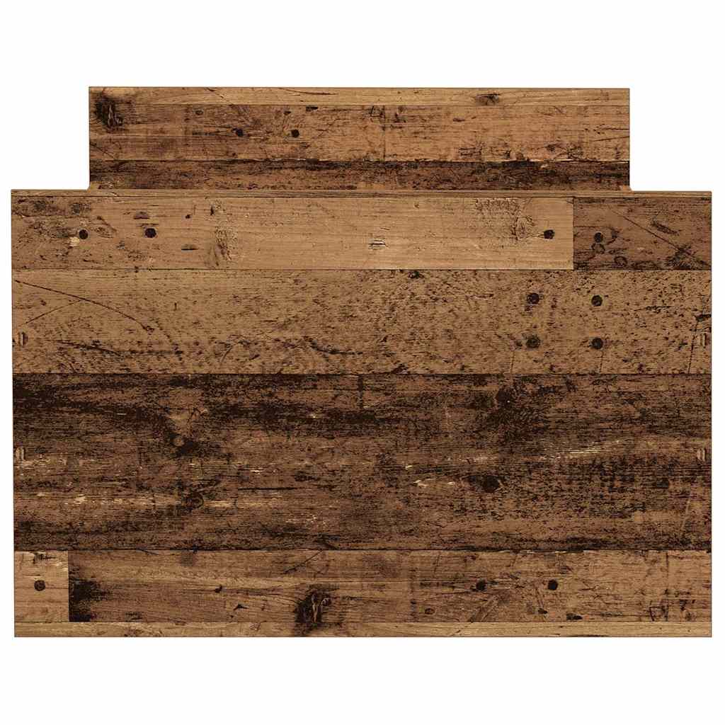 Bettgestell mit Kopfteil Altholz 75 x 190 cm Holzwerkstoff