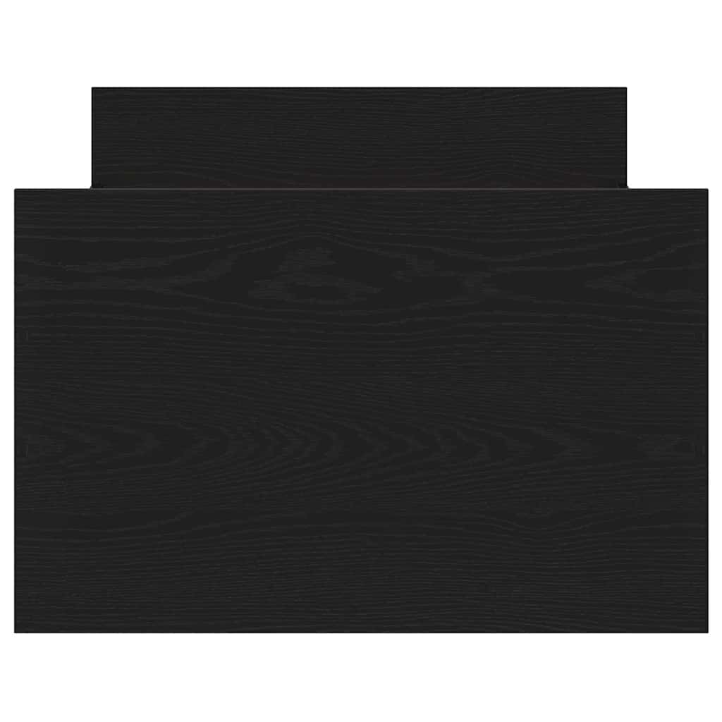 Bettrahmen Schwarz Eichen-Optik 193 x 78 x 50 cm Holzwerkstoff