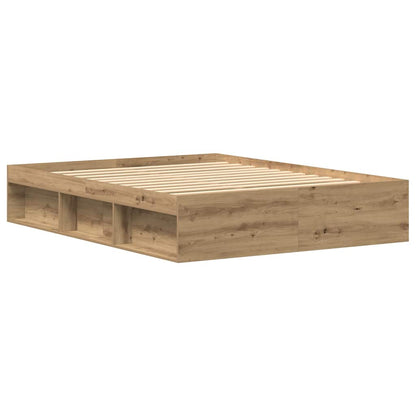 Bettgestell ohne Matratze Artisan-Eiche 150x200cm Holzwerkstoff