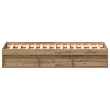 Bettgestell ohne Matratze Artisan-Eiche 150x200cm Holzwerkstoff