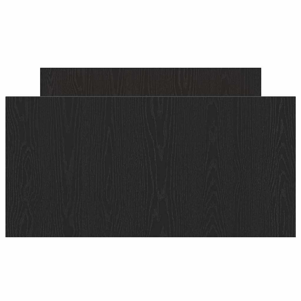 Bettrahmen Schwarz Eichen-Optik 193 x 93 x 50 cm Holzwerkstoff