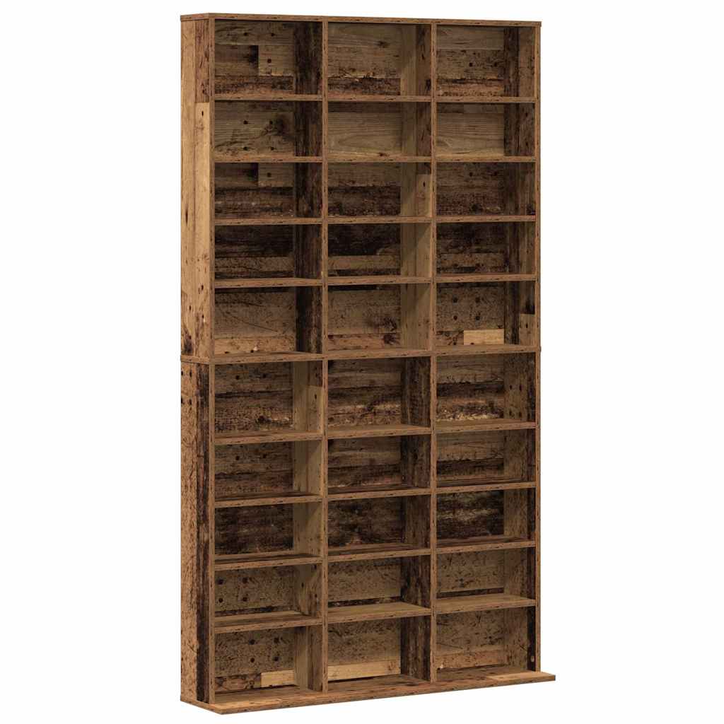 CD Regal Altholz 101 x 23 x 177,5 cm Holzwerkstoff