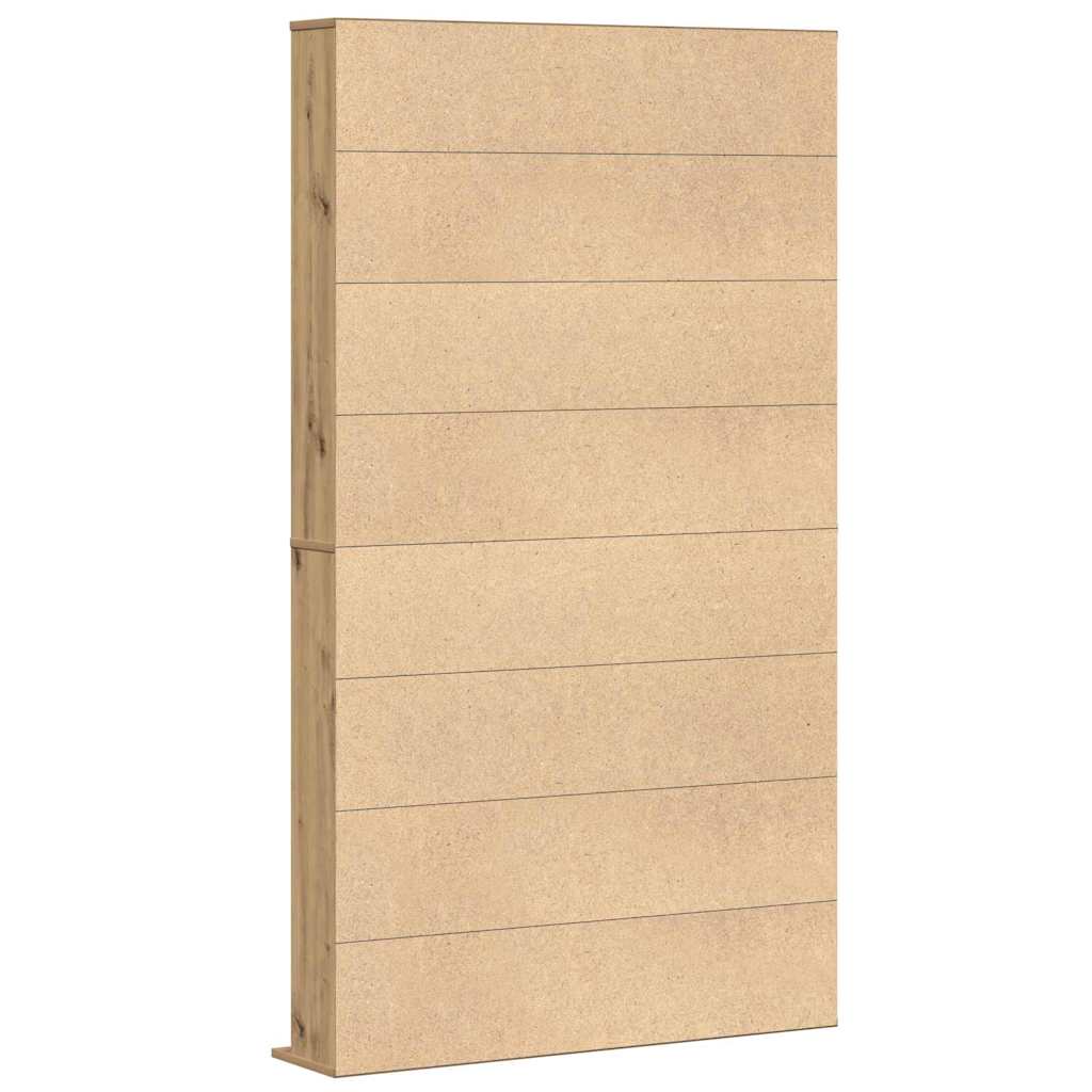 CD Regal Artisan-Eiche 101 x 23 x 177,5 cm Holzwerkstoff
