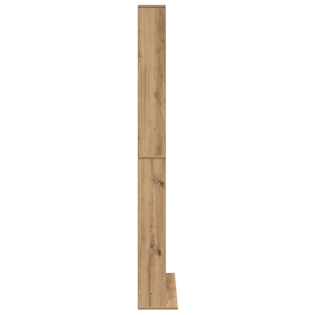 CD Regal Artisan-Eiche 101 x 23 x 177,5 cm Holzwerkstoff