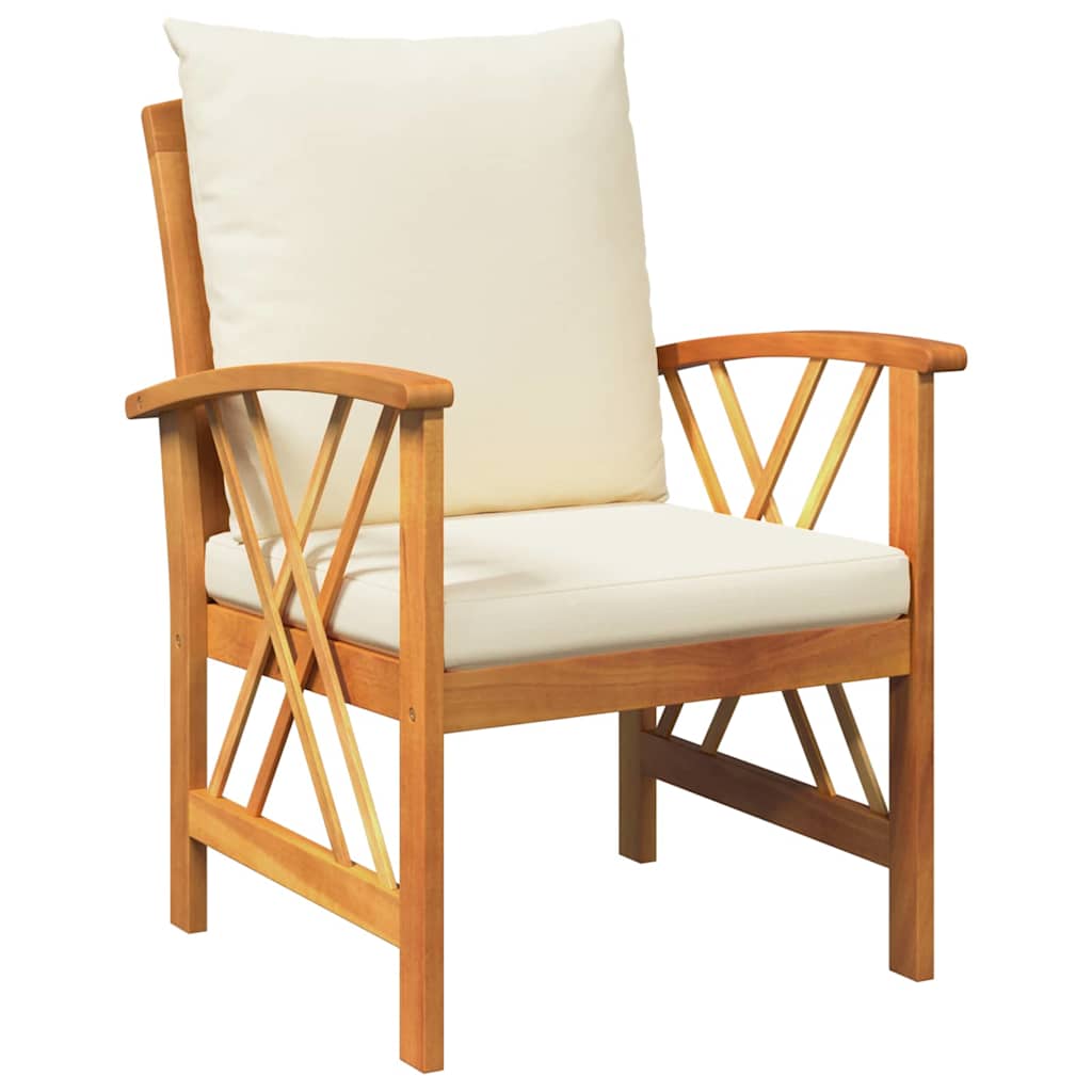 Gartensofa-set 3 stk. Öl-Natur Massivholz Akazie