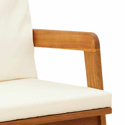 Gartenbank Öl-Natur 115 x 65 x 71 cm Massivholz Akazie