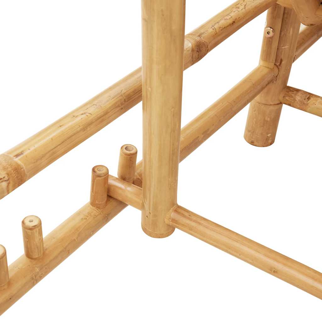 Sun lounger 55x199x30 cm bamboo