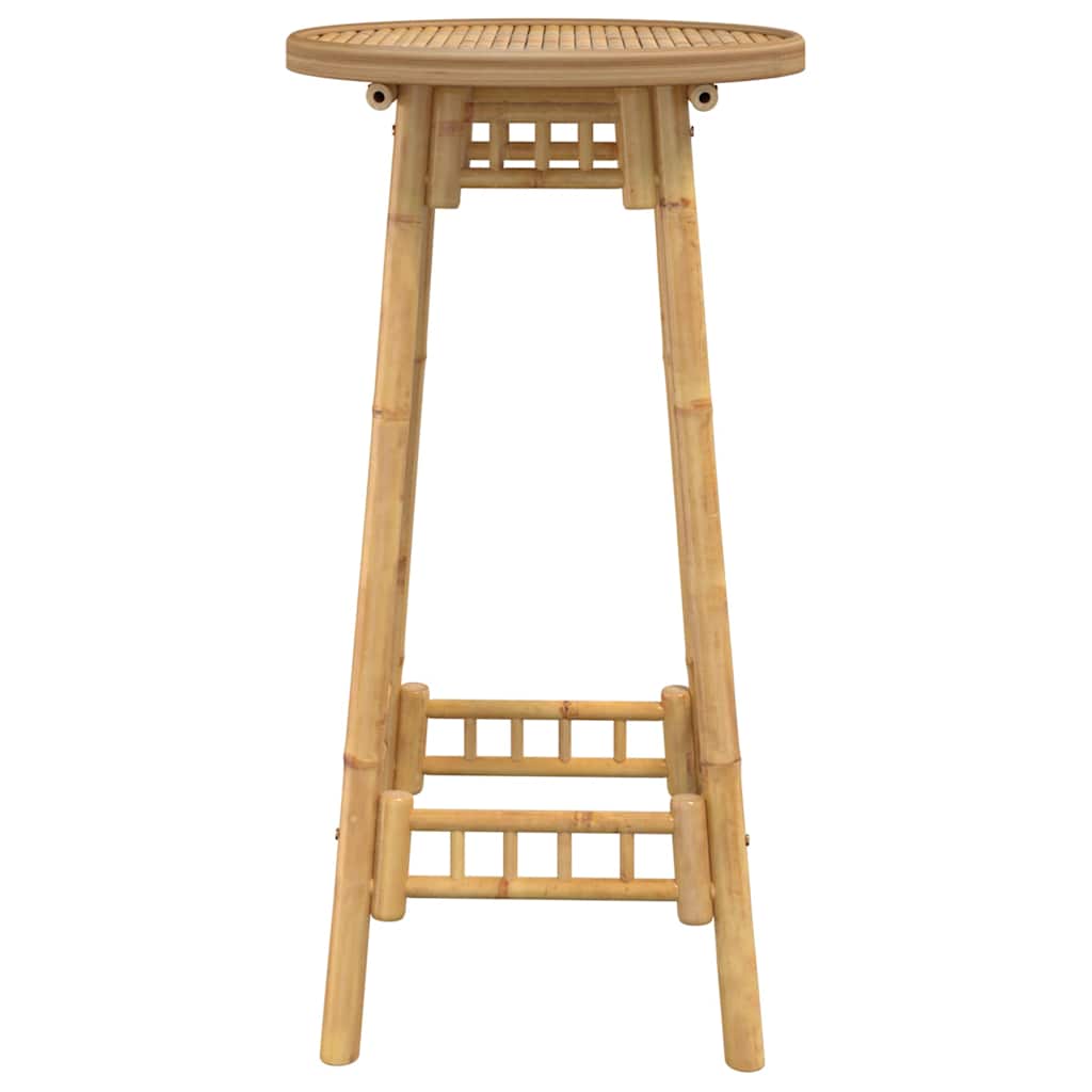 Garten-Bartisch Rund Ø55x100 cm Bambus