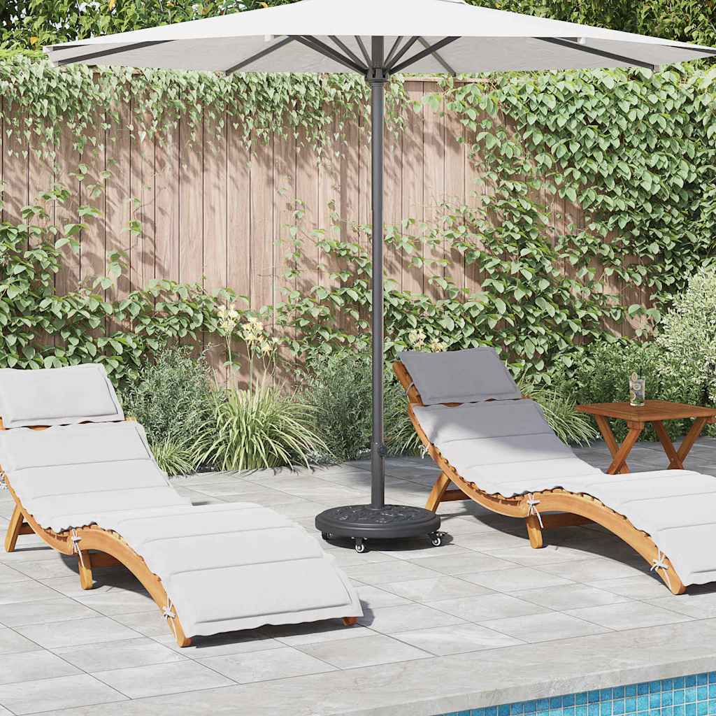 Sonnenschirmständer 15.6 kg Schwarz Eisen Kreisförmig