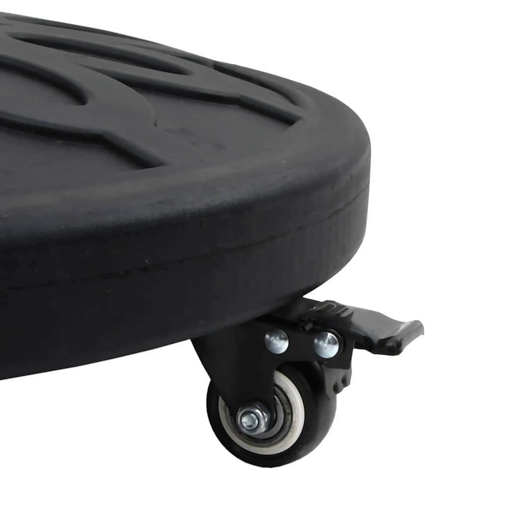 Sonnenschirmständer 15.25 kg Schwarz Eisen Kreisförmig