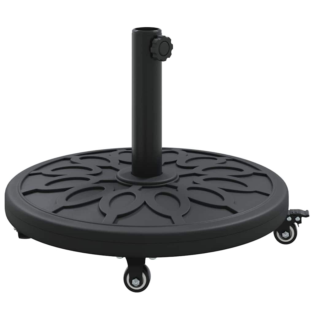 Sonnenschirmständer 15.25 kg Schwarz Eisen Kreisförmig