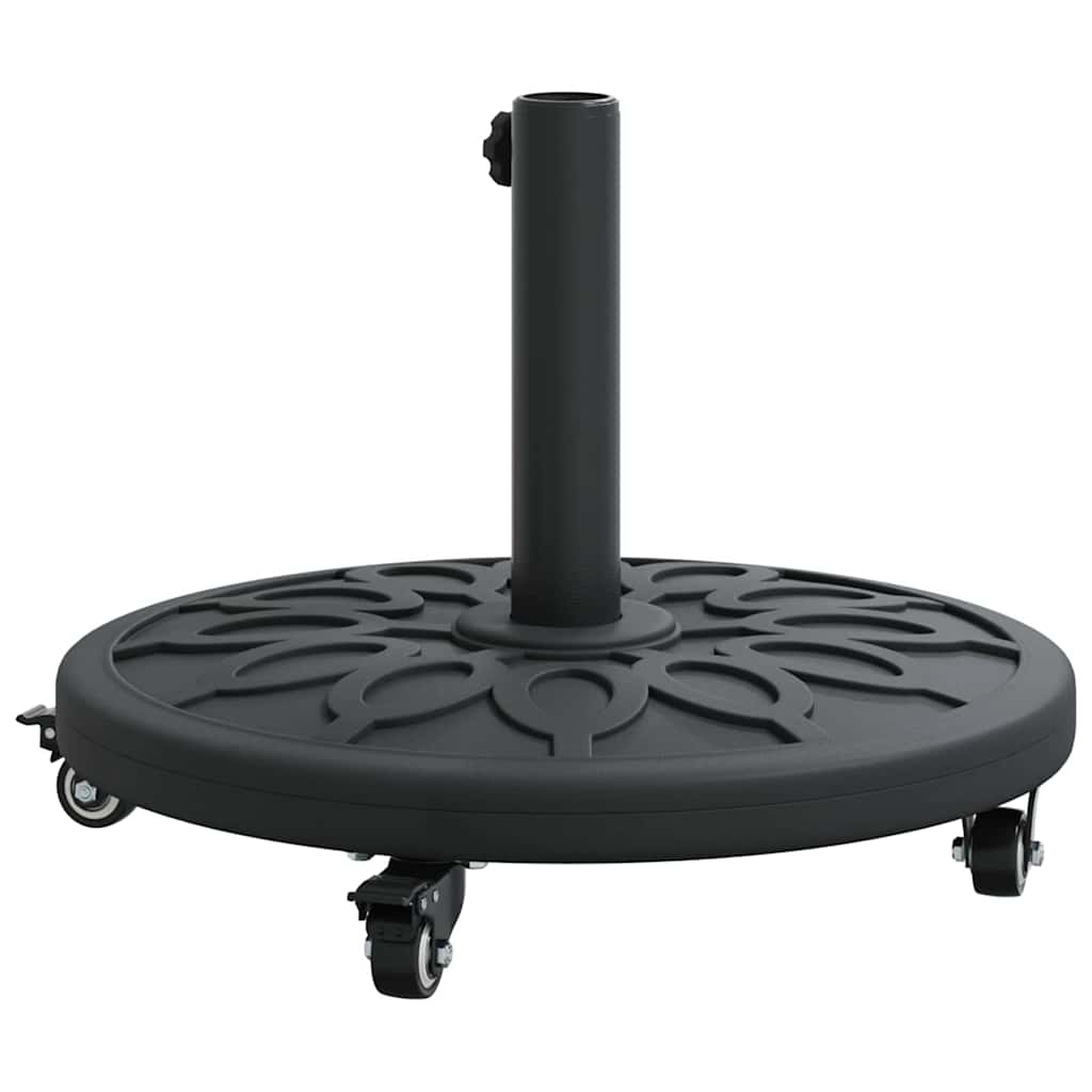 Sonnenschirmständer 15.25 kg Schwarz Eisen Kreisförmig