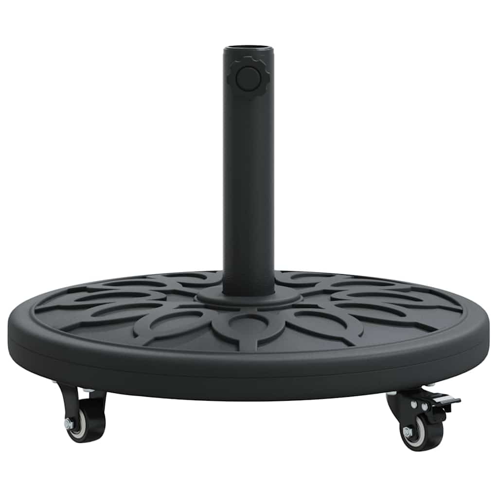 Sonnenschirmständer 15.25 kg Schwarz Eisen Kreisförmig