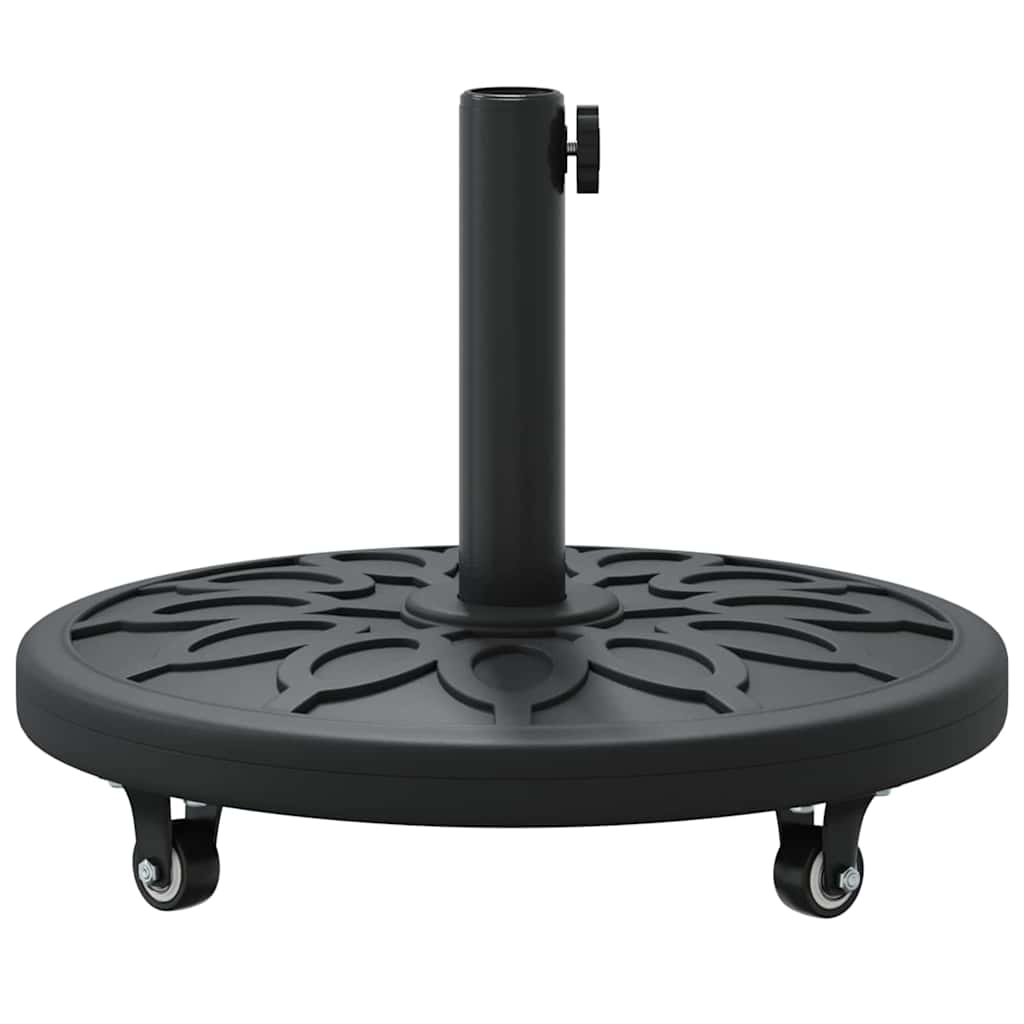 Sonnenschirmständer 15.25 kg Schwarz Eisen Kreisförmig