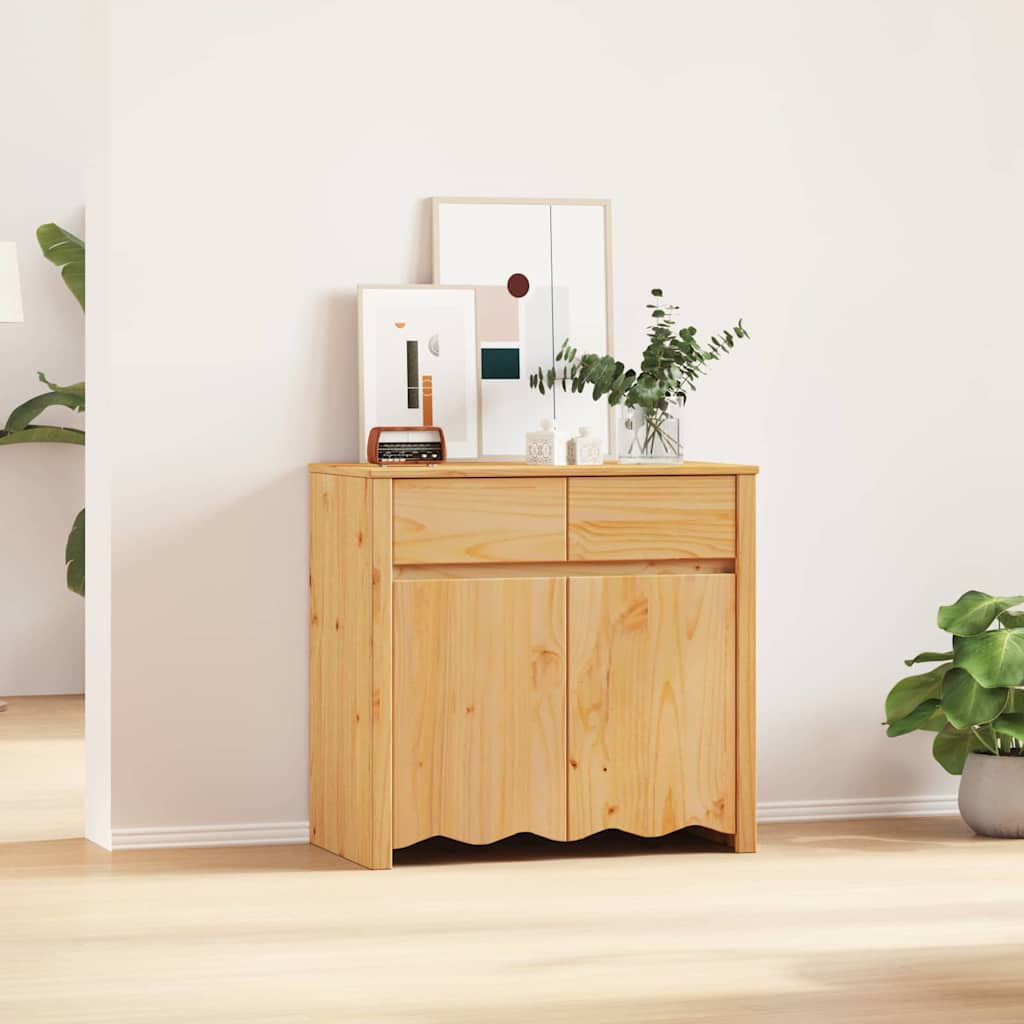 Sideboard Drammen Eiche 79 x 43 x 75.5 cm Massivholz Kiefer