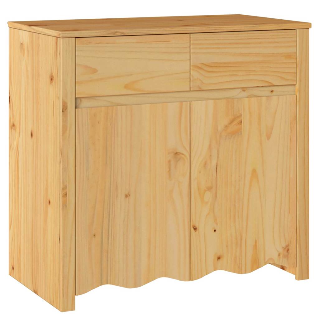 Sideboard Drammen Eiche 79 x 43 x 75.5 cm Massivholz Kiefer