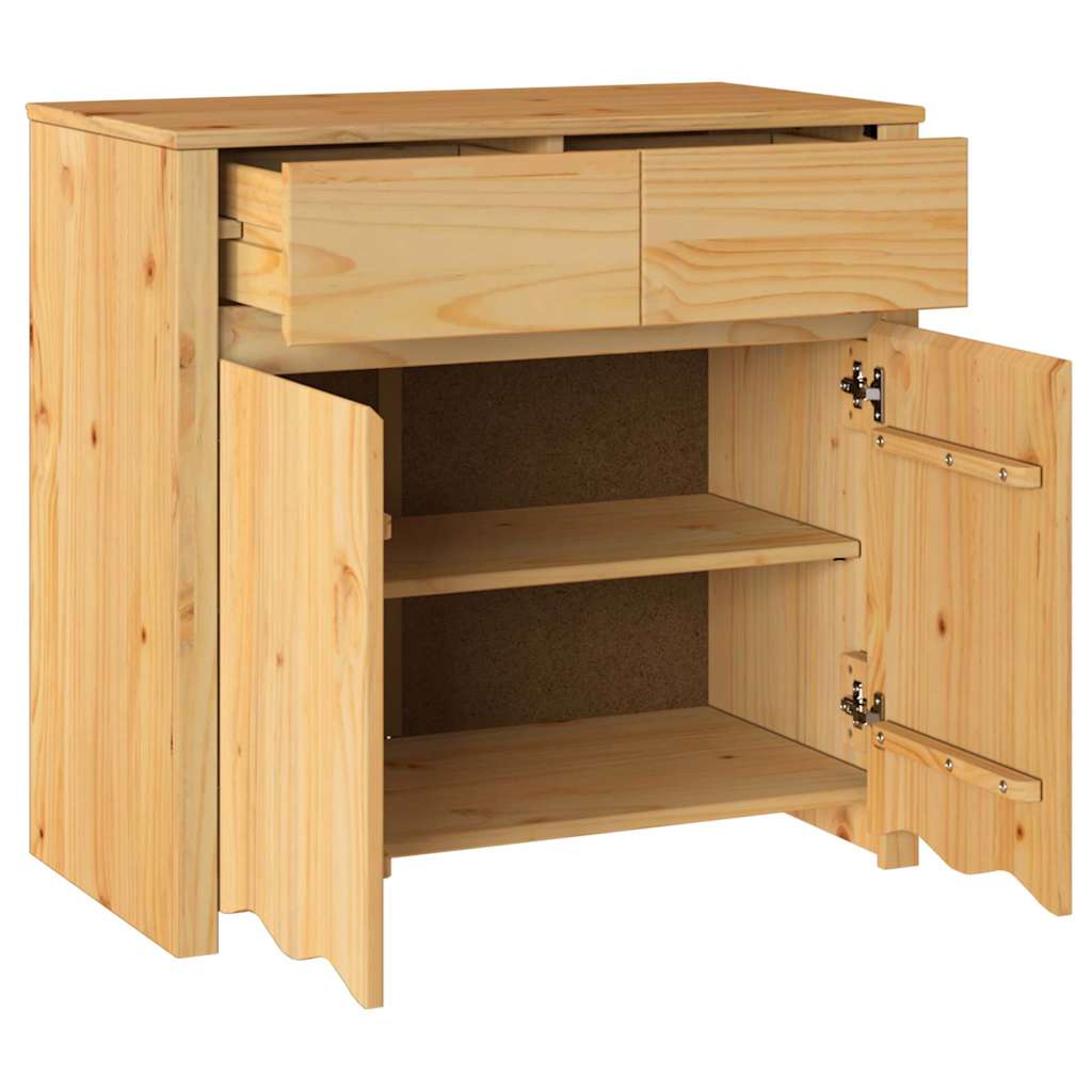 Sideboard Drammen Eiche 79 x 43 x 75.5 cm Massivholz Kiefer