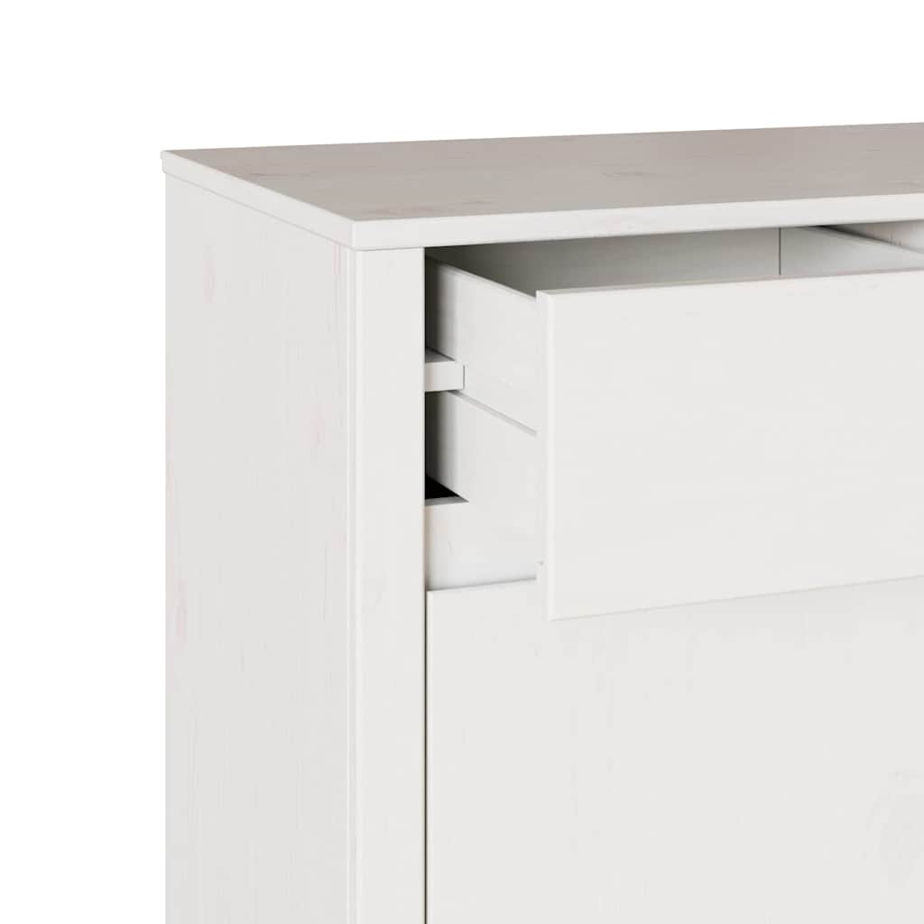 Sideboard Drammen Weiß 79 x 43 x 75.5 cm Massivholz Kiefer
