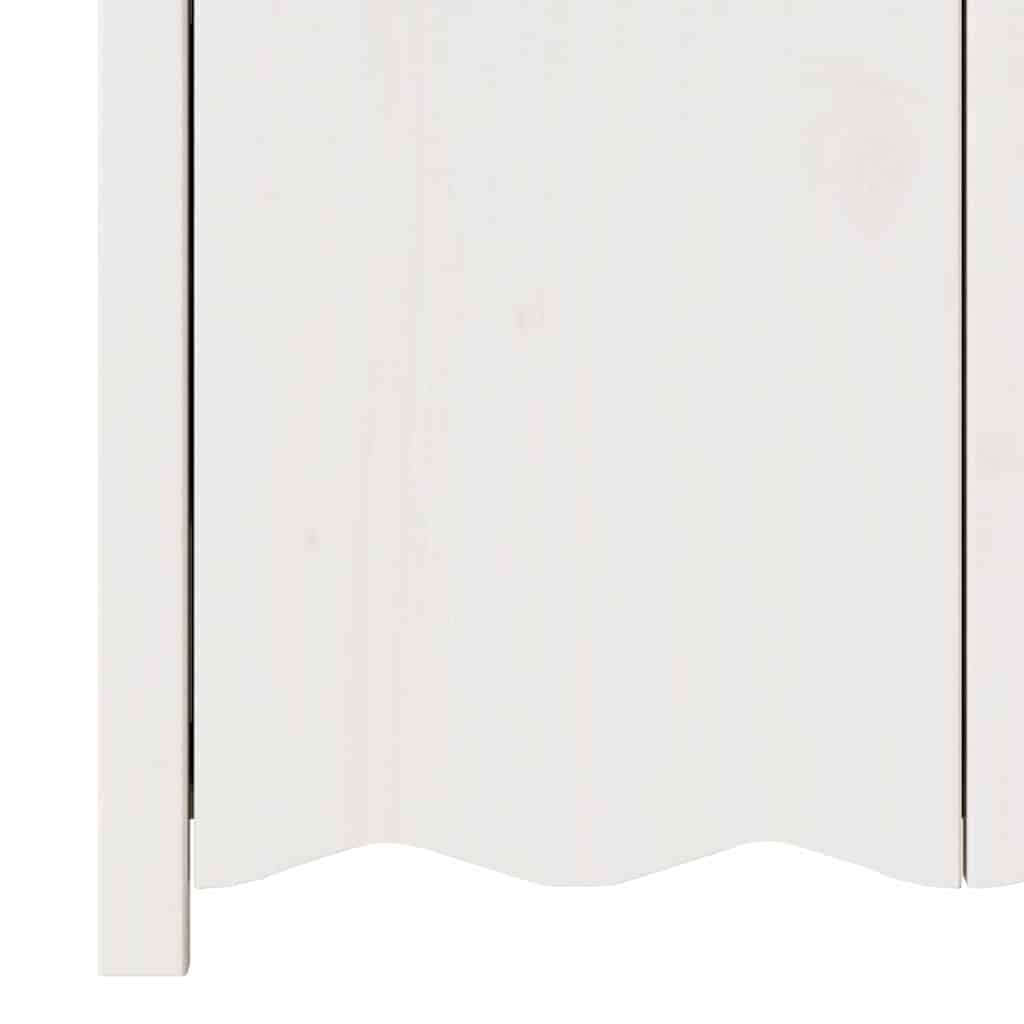 Sideboard Drammen Weiß 79 x 43 x 75.5 cm Massivholz Kiefer